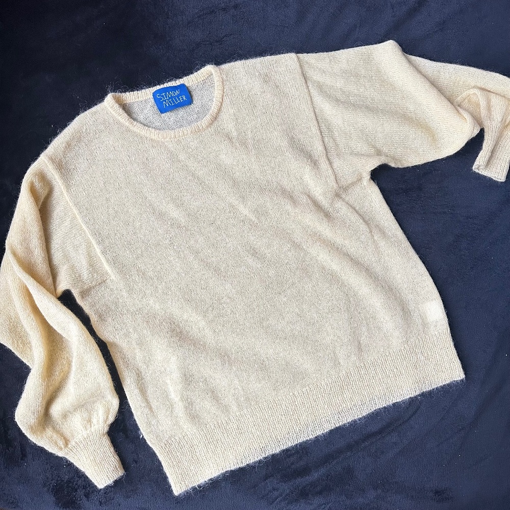 Butter yellow Simon Miller oversized mohair sweater